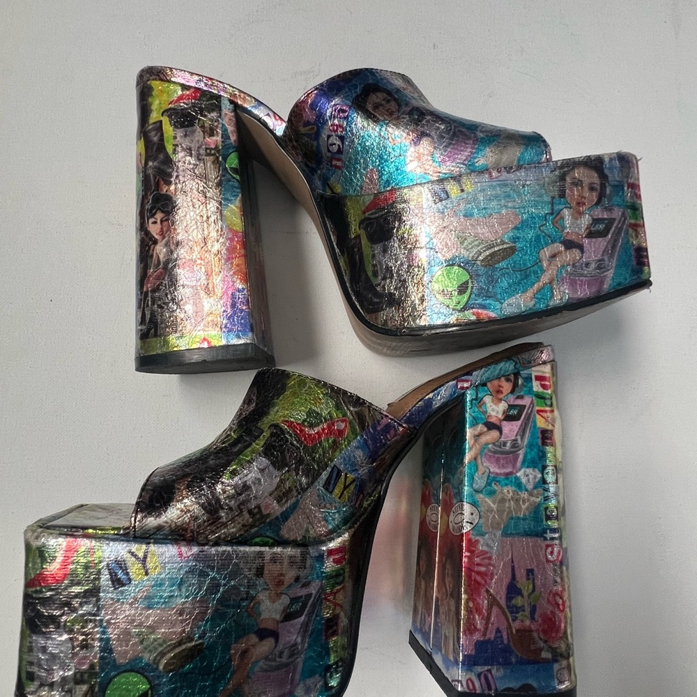 Steve Madden Clog platforms shoes size 6.5 - Picture 9 of 16